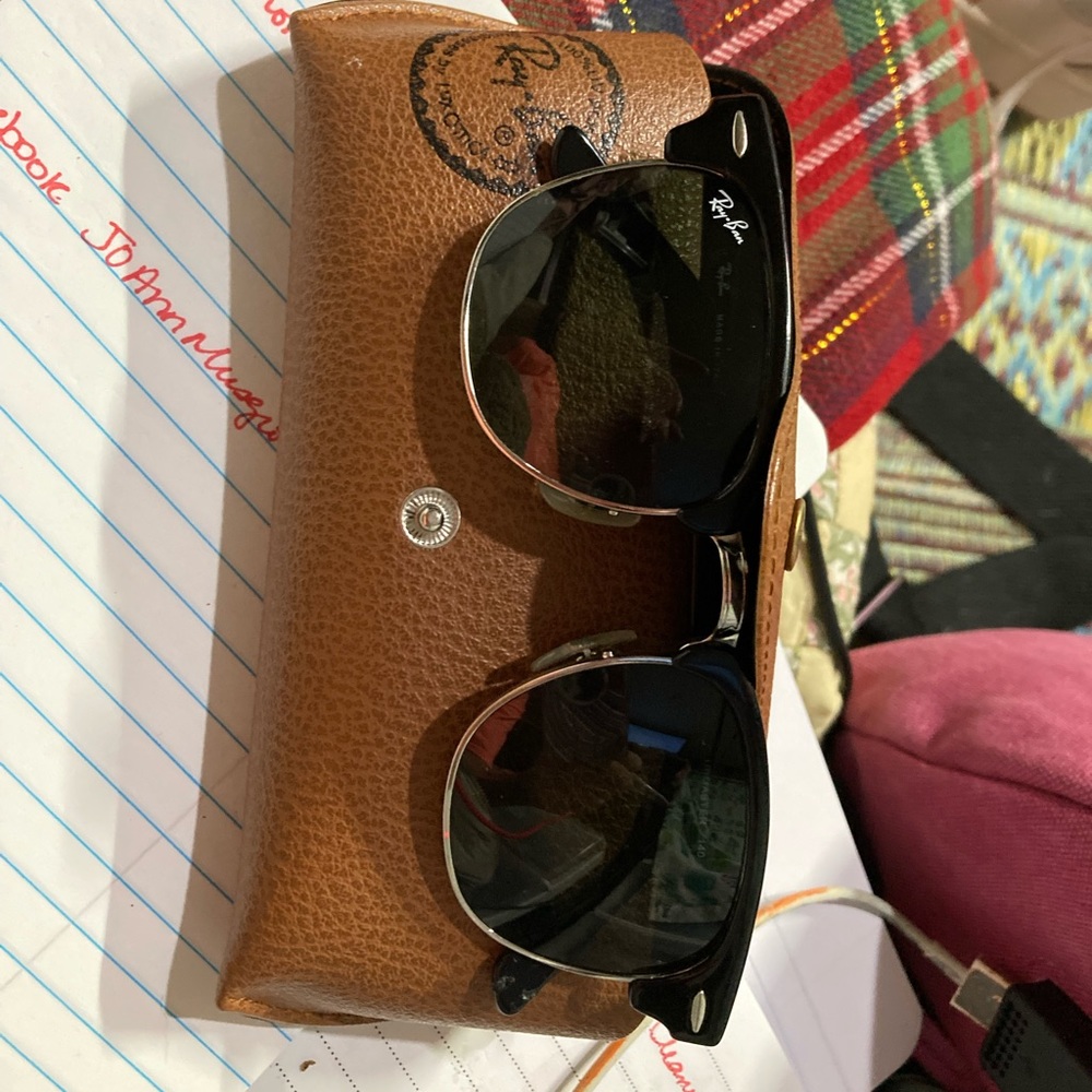 Ray bans with case